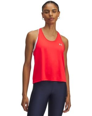 Under Armour Tech Swing Tank Racer - Red