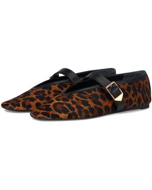 SCHUTZ SHOES Courtney Buckle Ballet Flat - Black