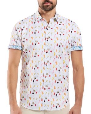 Robert Graham 's Norwood Short-sleeve Button-down Shirt - White
