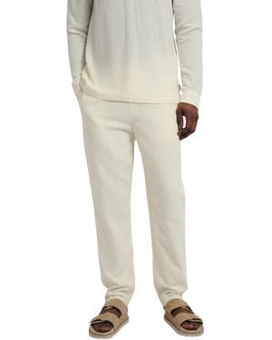 Onia Gauze Pull On Pant-solid-egret-m - Natural