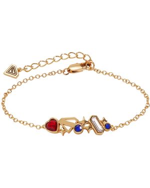 ALEX AND ANI Supermantm Cluster Inline Bracelet - Metallic