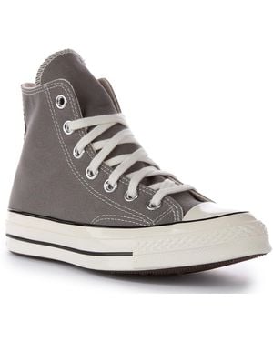Converse Chuck 70 Hi Canvas Trainers - Grey