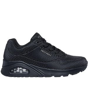 Skechers Uno-shiny Scale Sneaker - Black