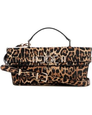 Guess Cirene Top Handle Flap - Brown