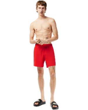 Lacoste Light Swimming Trunks - Red