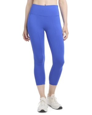 Jockey Pintuck Pocket Crop Leggings Paradise Blue