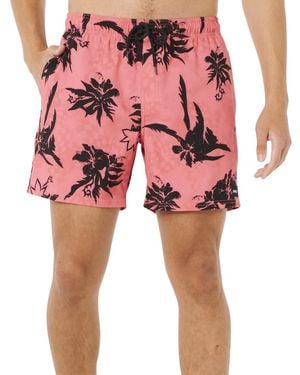 Rip Curl Standard 16" Fun Times Volley Boardshorts - Red
