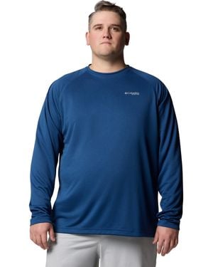 Columbia Pfg Solar Stream Long Sleeve Sun Protection Shirt - Blue