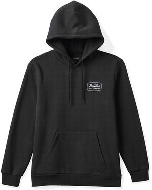 Brixton Jolt Logo Hooded Sweatshirt - Black