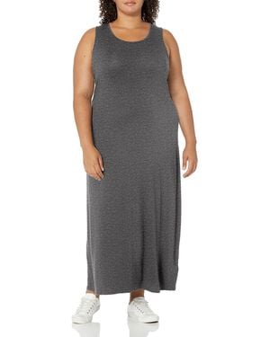 Amazon Essentials Ärmelloses Maxikleid - Grau