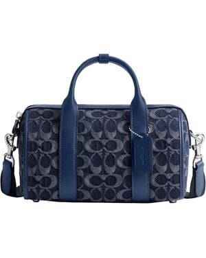 COACH Gotham Duffle 24 In Signature Denim - Blue