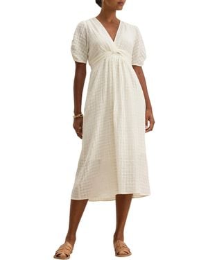 Velvet By Graham & Spencer Eloise Textured Gauze Dress - Natural