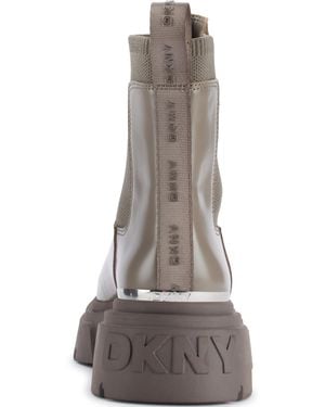 DKNY Fenella Slip On Chelsea Boot Fashion - Gray