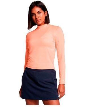 Under Armour Drive Long Sleeve Mock Neck, - Blue