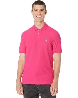 Original Penguin Sticker Pete Daddy Short Sleeve Polo Shirt - Pink