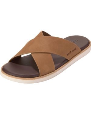 Cole Haan Nantucket Cross Strap Sandals - Black