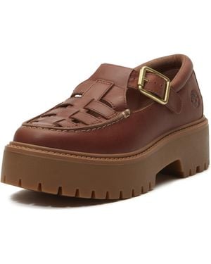 Timberland Stone Street Platform Buckle Shoe - Brown