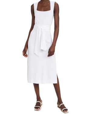 Vince S Sleeveless Wrap Dress,optic White,large