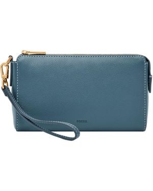 Fossil Wristlet Pouch - Blue