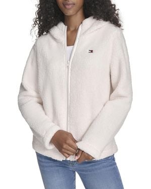 Tommy Hilfiger Sportswear Zip Hoodie Sherpa Jacket - Multicolor