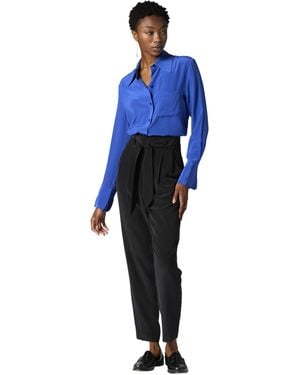 Equipment Quinne Top In Surrealist Blue