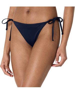 Amazon Essentials Braguita de bikini con lazo lateral Mujer - Azul