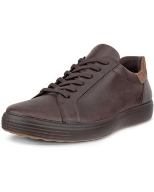 Ecco Baskets Soft 7 Easy Slip pour - Marron