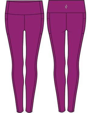 Skechers Go Walk High Waisted Legging - Purple