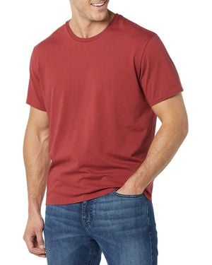 Goodthreads Short-sleeved Crewneck Cotton T-shirt - Red