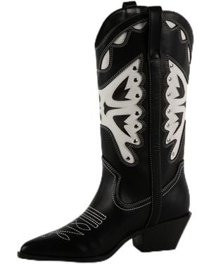 Madden Girl Saloonn Western Boot - Black