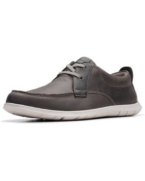 Clarks Flexway Lace Boat Shoe - Brown