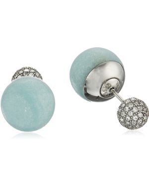 Fossil Stone Blue Drop Earrings