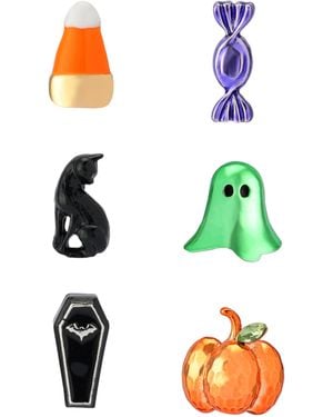 Betsey Johnson Halloween Spooky Stud Earring Set - Multicolor