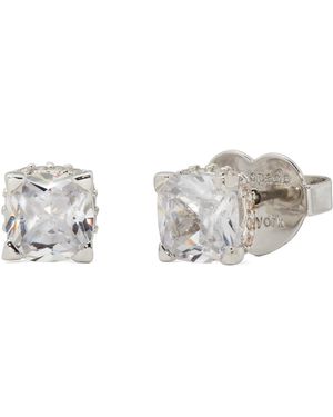 Kate Spade 6mm Square Studs - Metallic