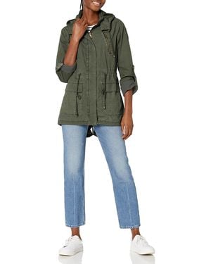 Levi's Cotton Hooded Anorak Jacket - Blue