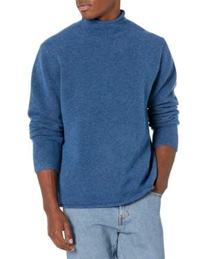 Vince S Airspun Alpaca Roll Nk - Blue