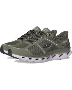 Skechers Go Walk Glide Step 2.0 Elektra Hands Free Slip-Ins Walking Shoes 5 B - Metallic