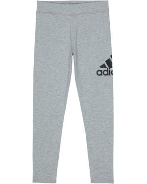 adidas S Active Sports Athletic Legging Tight Pants - Blue