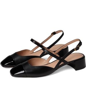 Cole Haan Pella Block Heel Slings Pump - Black