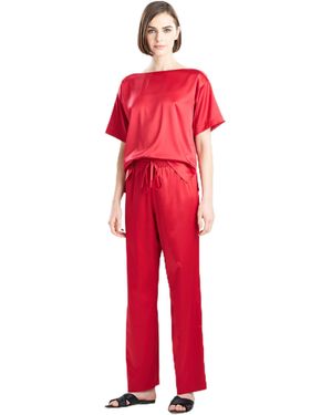 Natori Glamour Pants Inseam: 31" - Red
