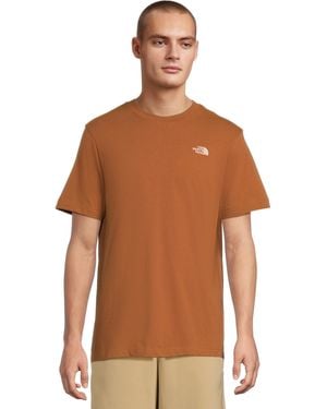 The North Face Evolution Simple Dome Short-sleeve Tee - Brown