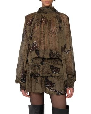 Ronny Kobo Tonchi Dress - Brown