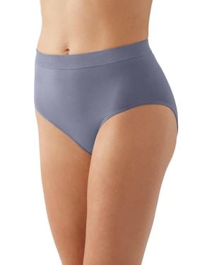 Wacoal B-smooth Seamless Full Coverage Brief Panty - Blue