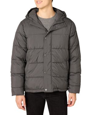 Amazon Essentials Piumino con Cappuccio Pesante Uomo - Grigio