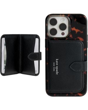 Kate Spade Morgan Magsafe Wallet/card Holder For Phone - Black