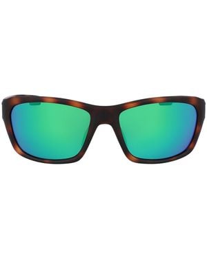 Nautica N901sp Polarized Rectangular Sunglasses - Green