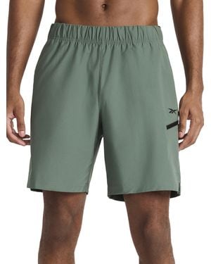 Reebok 's Revolve Double-knit 8" Cargo Short - Green