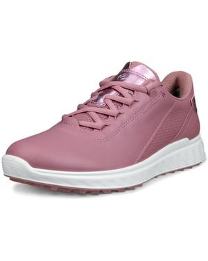 Ecco S Casual Lace Waterproof Golf Shoe - Pink
