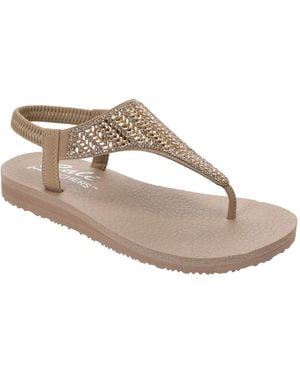 Skechers Mediation-glamorous Muse Flip-flop - Brown