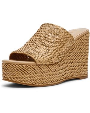 Steve Madden Cassi Wedge Sandal - Natural